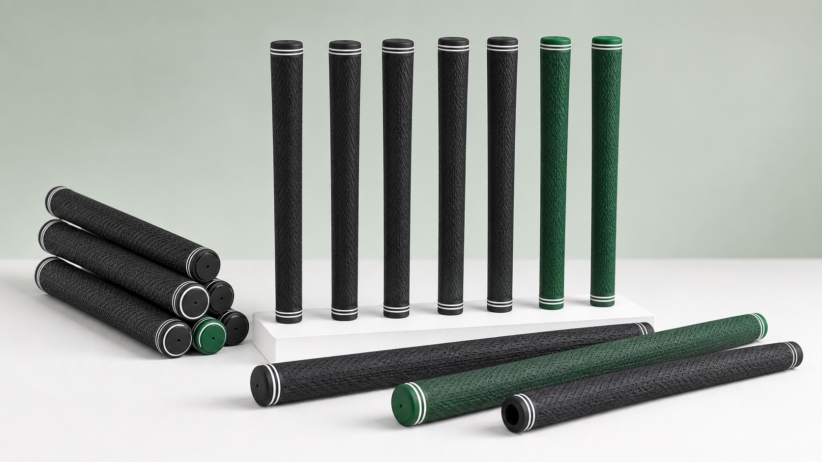 Premium all-weather rubber golf grips