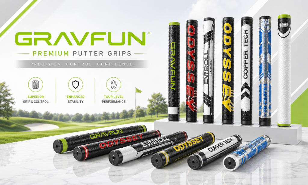 Gravfun premium custom PU golf putter grips for wholesale OEM supply